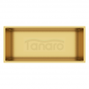 BALNEO WALL-BOX ONE Gold Półka wnękowa ze stali nierdzewnej złota 45x20x10 cm